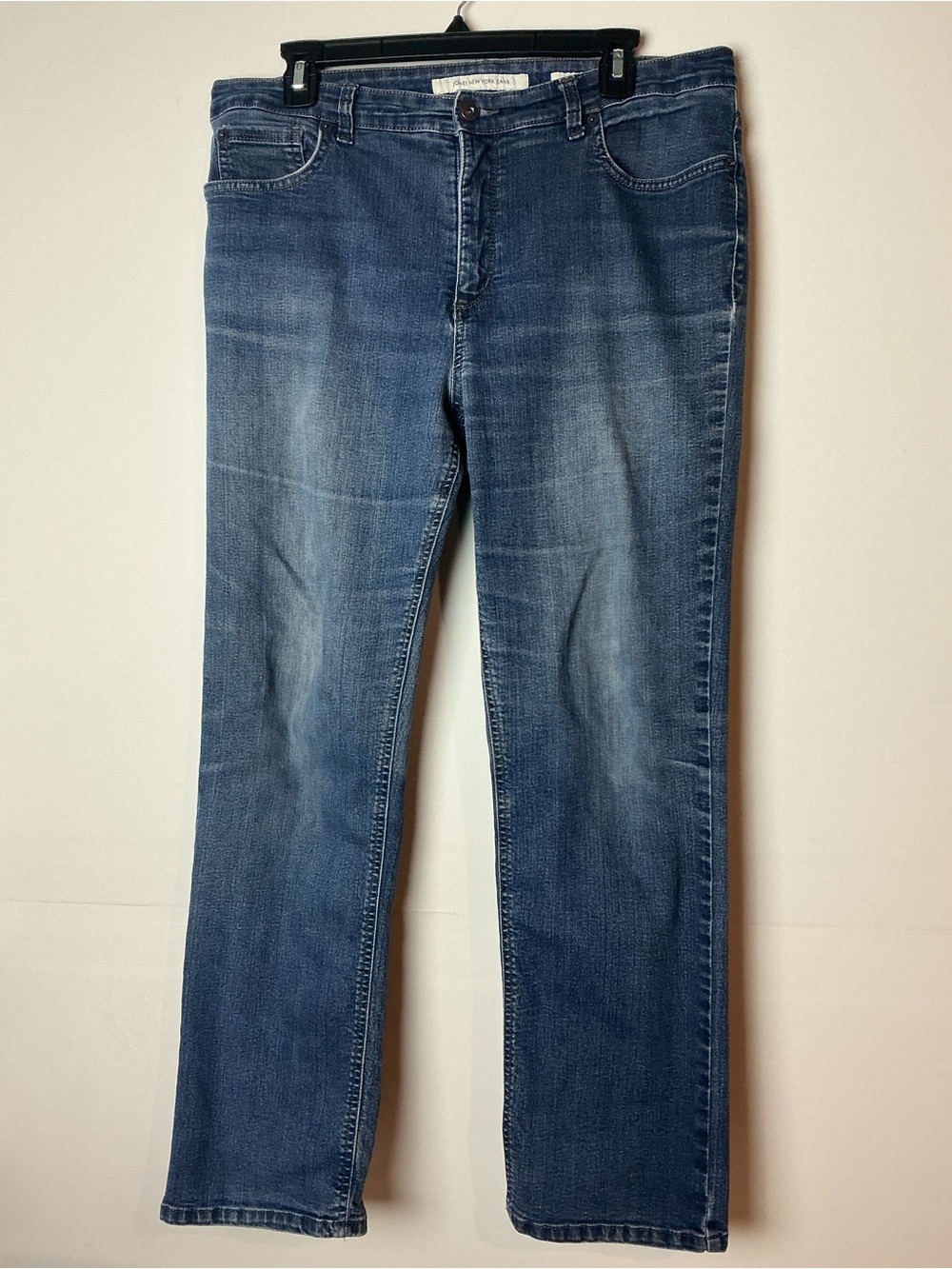 Jones New York Straight Leg Stretch Jeans Women’s Medium Wash Size 16 Short
